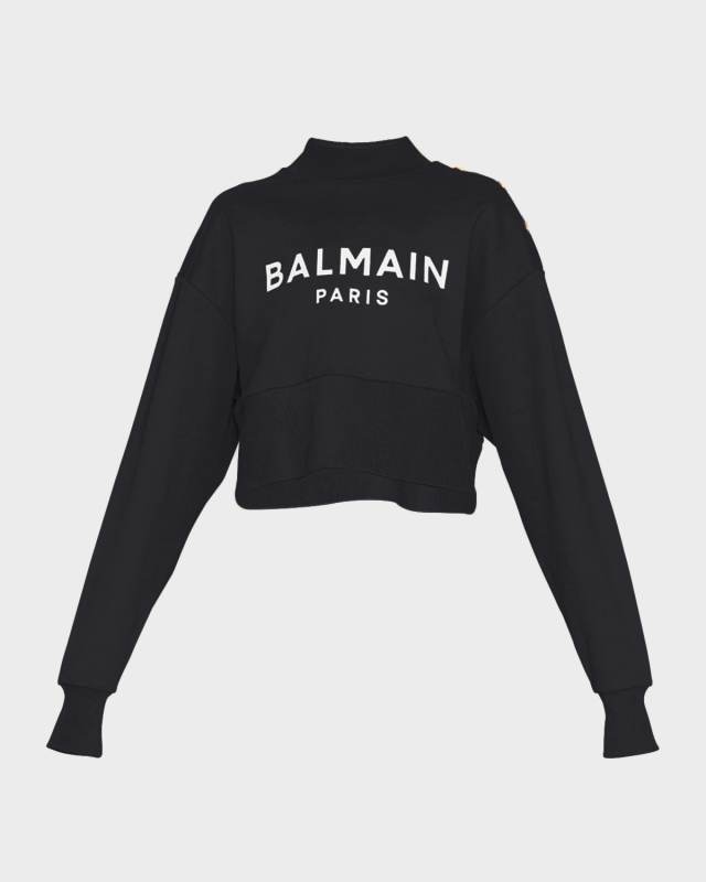 Logo Cropped Sweatshirt